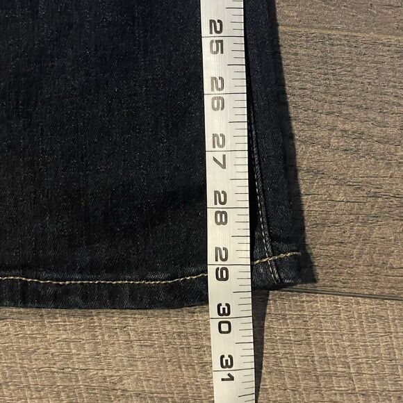 New! CalvinĀ Klein Dark Wash, Flare,āMid-arise Jeans Jeans. Sizeā6. - Picture 5 of 5